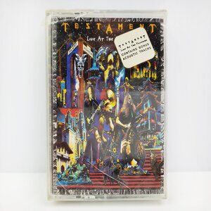 Testament Live At Fillmore Cassette Tape Thrash Metal 1995 (Shelf Age) Sealed